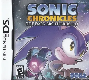 Sonic Chronicles - The Dark Brotherhood (USA) (En,Fr,De,Es,It) box cover front